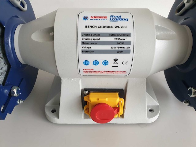 Weiss rogi - 2024 - wg200 - dubbelsteens slijpmachine - afbeelding 2 van  7