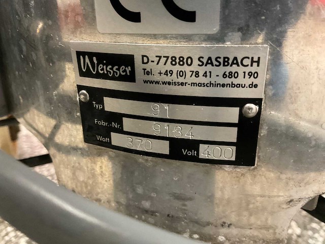 Weisser - 91 - hamburgerportioneermachine - afbeelding 6 van  6