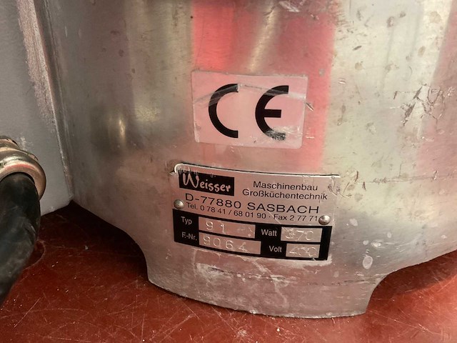 Weisser - 91 - hamburgerportioneermachine - afbeelding 10 van  12