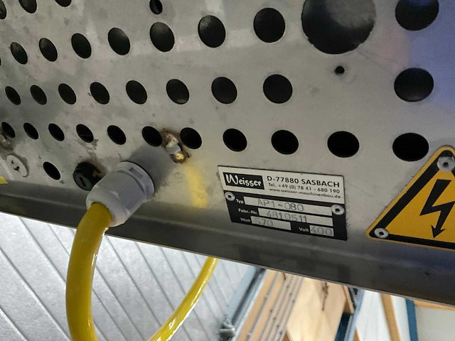 Weisser ap1-080 portioneer machine - afbeelding 9 van  9