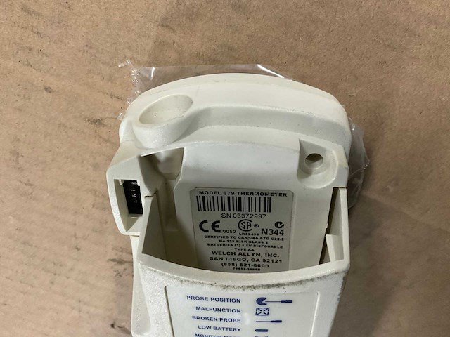 Welchallyn 679 digitale thermometer - afbeelding 4 van  4
