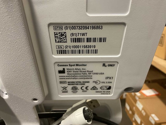 Welchallyn connex spot monitor patiëntmonitor - afbeelding 5 van  5