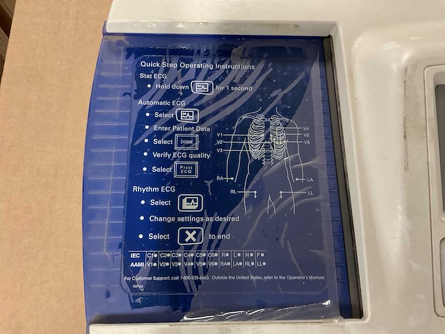 Welchallyn cp 200 electrocardiograph - afbeelding 4 van  7