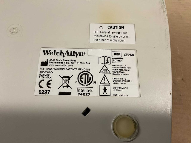 Welchallyn cp 200 electrocardiograph - afbeelding 7 van  7