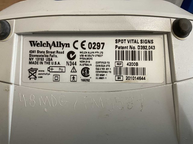 Welchallyn spot vital signs monitoring system - afbeelding 5 van  5