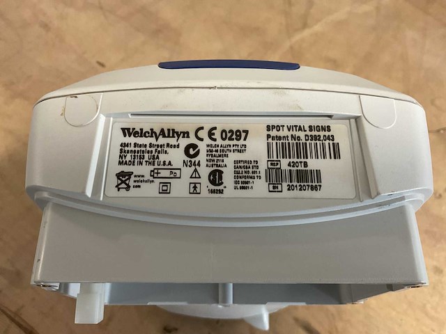 Welchallyn spot vital signs monitoring system - afbeelding 5 van  5