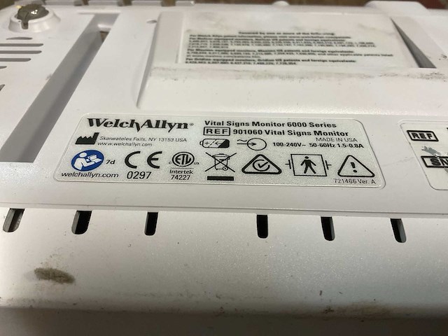 Welchallyn vital signs 6000 series monitor - afbeelding 6 van  6