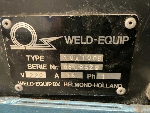 Weld equip 10a1005 verrijdbare spot lasapparaat - afbeelding 7 van  7