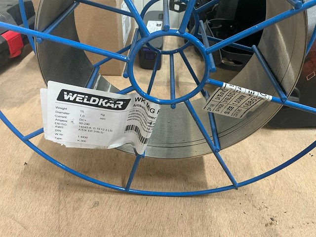 Weldkar wk mig rvs 316-lsi lasdraad - afbeelding 3 van  4