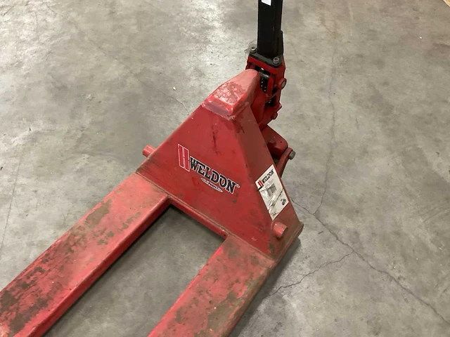 Weldon hand hydraulische palletwagen - afbeelding 3 van  4