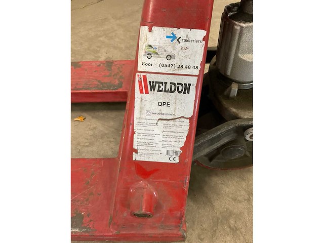 Weldon hydraulische palletwagen - afbeelding 3 van  8