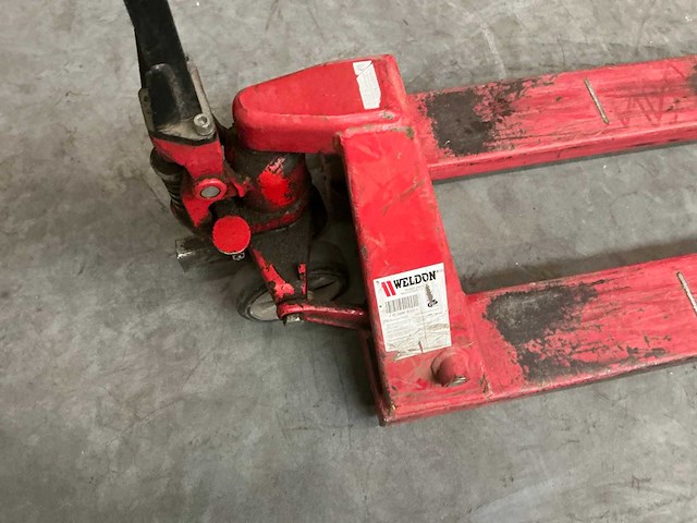 Weldon p2300t-prpd hand hydraulische palletwagen - afbeelding 4 van  7