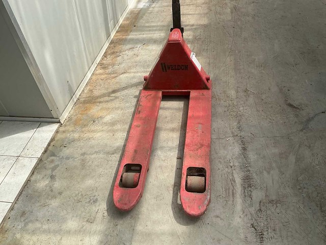 Weldon qpe100 hand hydraulische palletwagen - afbeelding 2 van  7