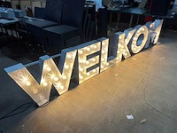Welkom - lichtreclame - overige restaurantinrichting - afbeelding 1 van  5