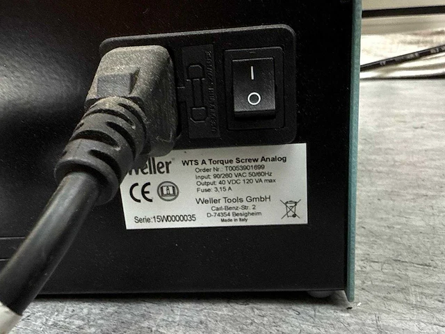Weller - wts a - electrische torque schroevendraaier - afbeelding 4 van  4