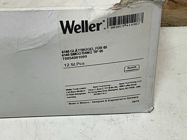 Weller afvlakstift (10x) - afbeelding 5 van  5