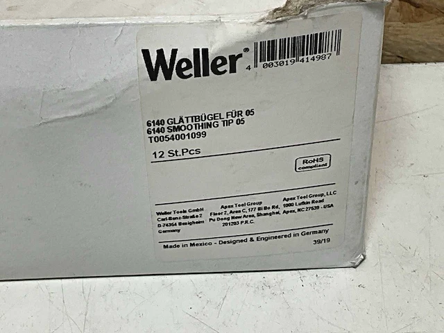 Weller afvlakstift (10x) - afbeelding 5 van  5