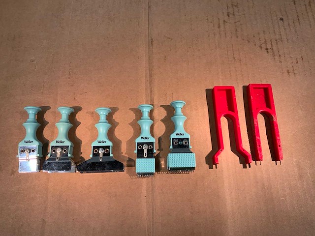 Weller , facom ic insert /extractor tools (7x) - afbeelding 1 van  7