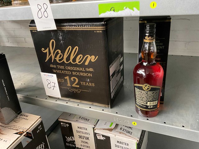 Weller fles bourbon 12 years old (6x) - afbeelding 4 van  4