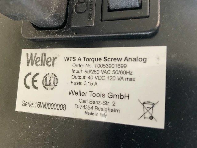 Weller wts a elektrische schroevendraaier - afbeelding 4 van  6