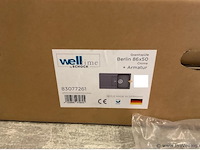 Welltime berlin spoelbak – grijs - afbeelding 2 van  2