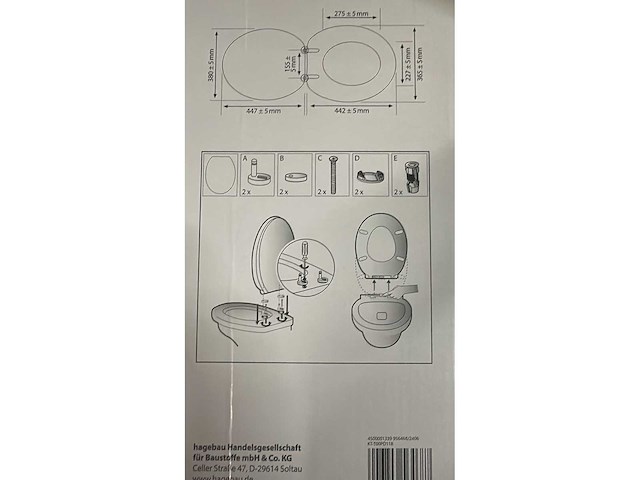 Wellwater - soft close - met print - toiletzitting winkeldisplay (68x) - afbeelding 6 van  6