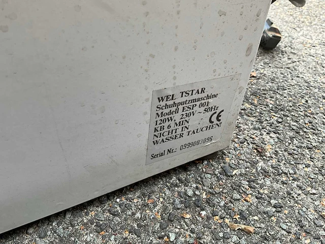 Weltstar esp001 schoenpoetsmachine - afbeelding 3 van  3