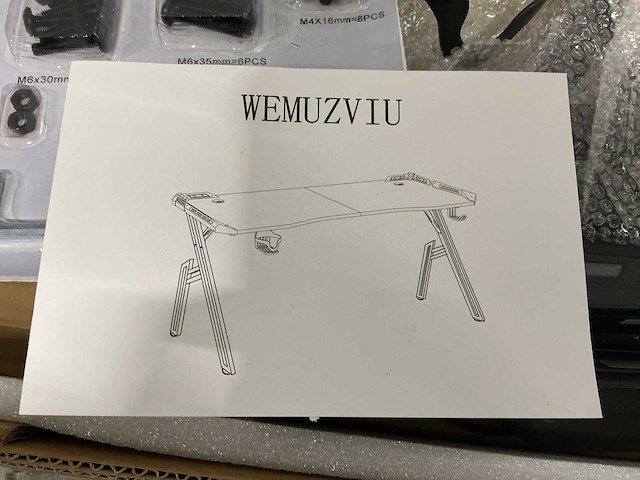 Wemuzviu gaming bureau - afbeelding 1 van  1