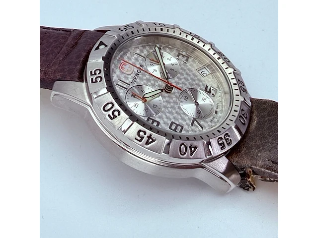Wenger swiss 7088x chronograaf herenorloge - afbeelding 3 van  6