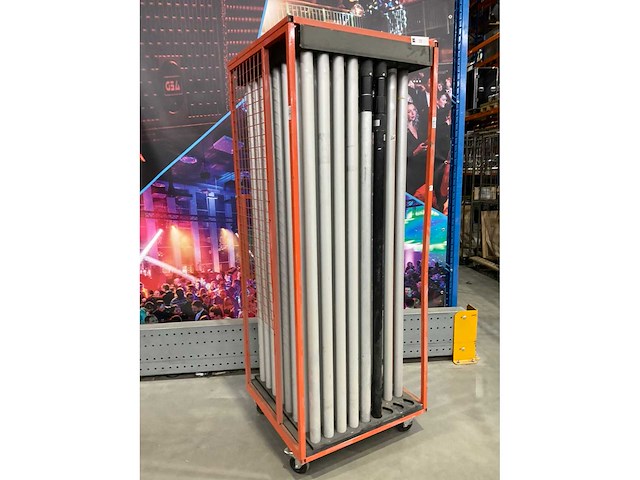 Wentex pipe & drape kokers met trolley (69x) - afbeelding 3 van  5