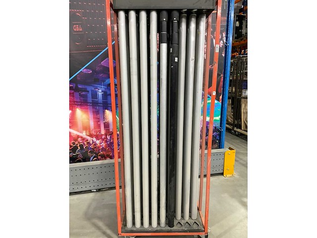 Wentex pipe & drape kokers met trolley (69x) - afbeelding 4 van  5