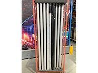 Wentex pipe & drape kokers met trolley (69x) - afbeelding 4 van  5