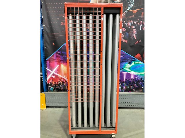 Wentex pipe & drape kokers met trolley (69x) - afbeelding 1 van  5