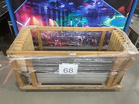 Wentex pipe & drape ligger met houten trolley (55x) - afbeelding 2 van  4