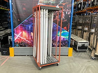 Wentex pipe & drape staander met trolley (30x) - afbeelding 1 van  7