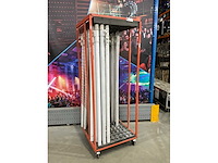 Wentex pipe & drape staander met trolley (30x) - afbeelding 2 van  7
