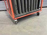 Wentex pipe & drape staander met trolley (72x) - afbeelding 4 van  5