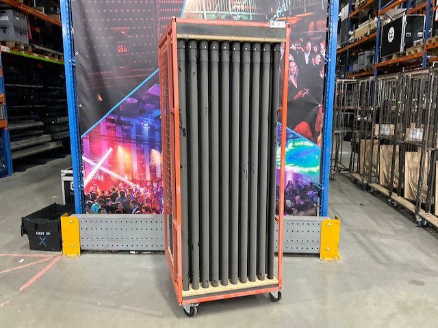 Wentex pipe & drape staander met trolley (90x) - afbeelding 1 van  4