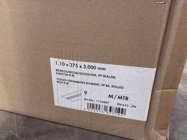Wentzel expansieband 1.1x375mm tbv zinken hwa goot rol a 3m (2x) - afbeelding 8 van  9