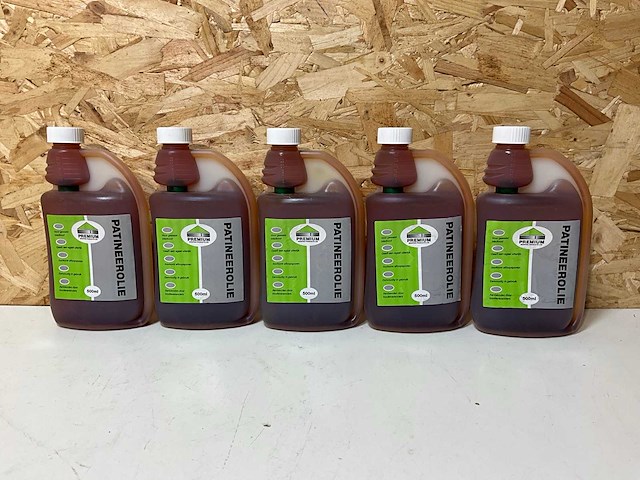 Wentzel patineerolie voor bladlood 0,5l (5x) - afbeelding 1 van  3