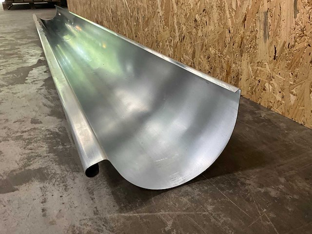Wentzel zinken mastgoot m37 1.0mm 3000mm lengte (9x) - afbeelding 3 van  5