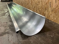 Wentzel zinken mastgoot m37 1.0mm 3000mm lengte (9x) - afbeelding 3 van  5