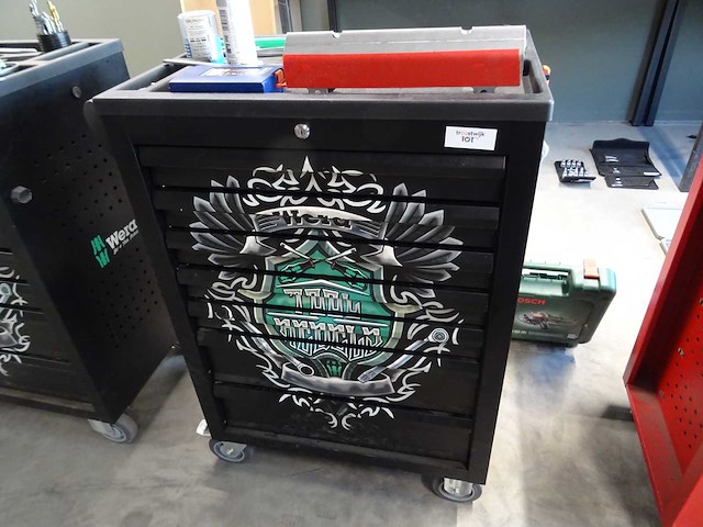 Wera - gereedschapswagen met inhoud - afbeelding 1 van  9