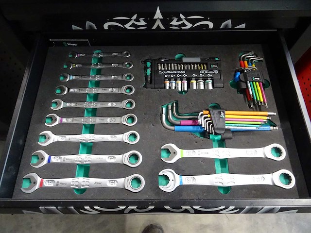Wera - gereedschapswagen met inhoud - afbeelding 4 van  9