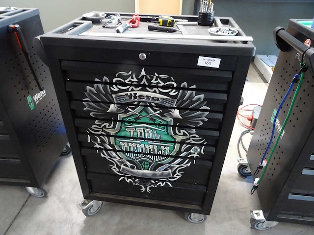 Wera - gereedschapswagen met inhoud - afbeelding 1 van  8