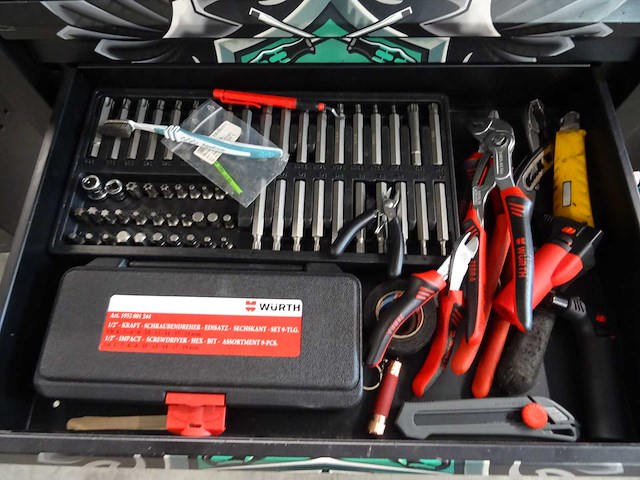 Wera - gereedschapswagen met inhoud - afbeelding 5 van  8