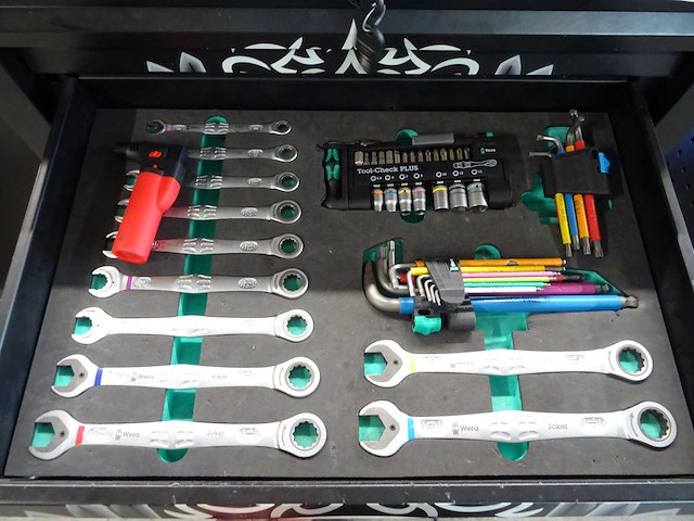 Wera - gereedschapswagen met inhoud - afbeelding 3 van  8