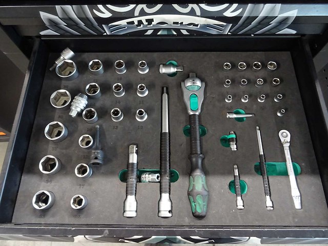 Wera - gereedschapswagen met inhoud - afbeelding 4 van  8
