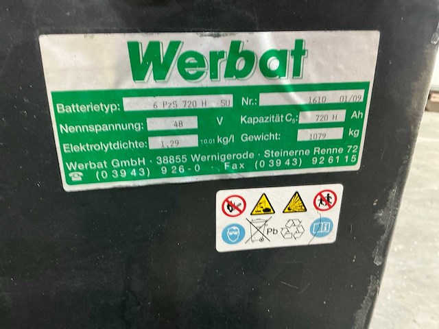 Werbat 48 volt tractieaccu - afbeelding 5 van  5