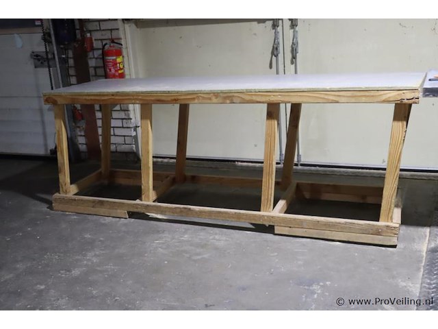 Werkbank - 250x75x92cm - afbeelding 1 van  5